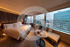 Luxury hotel room