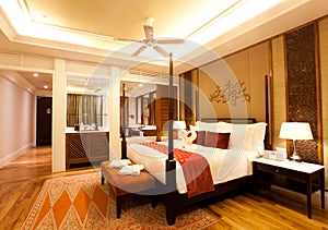 Luxury hotel room