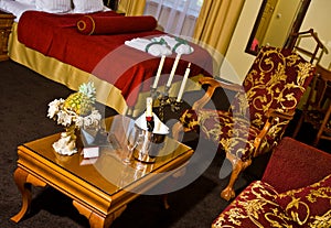 Luxury hotel room
