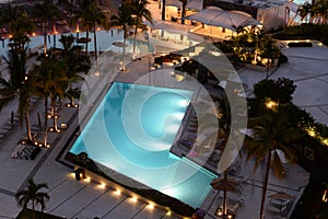 Luxury hotel swimming pools photo