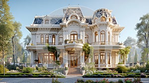 luxury house exterior