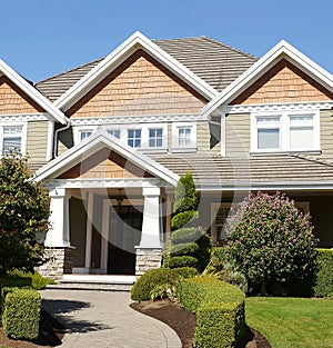 Luxury House Home Exterior Front Elevation
