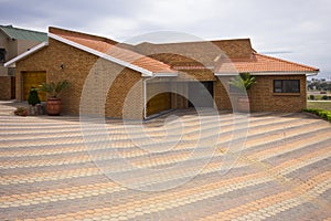 Luxury house with large driveway