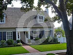 Luxury house with large frontyard photo