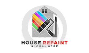 Luxury house repaint logo design