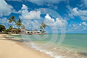 Luxury house on untouched sandy beach