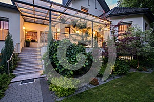 Luxury house with verandah photo