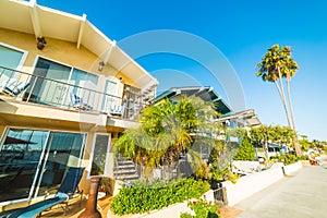 Luxury houses in Balboa island