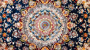 Luxury Indian Rug - backdrop. Old Turkish kilim. Vintage Persian carpet, tribal texture. Ethnic textile. Perfect