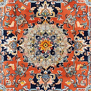 Luxury Indian Rug - backdrop. Old Turkish kilim. Vintage Persian carpet, tribal texture. Ethnic textile. Perfect