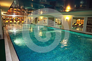 Luxury indoor swimming pool