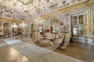 Luxury interior in Stupinigi royal hunting palace