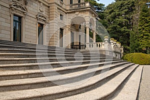 Luxury Italian historical Villa Erba at Lake - Lago di Como, Italy. Cultural heritage photo