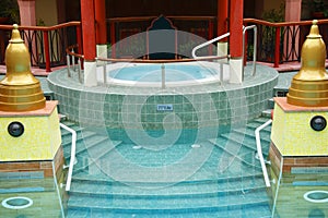 Luxury jacuzzi spa pool