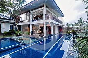 Luxury java villa with pool