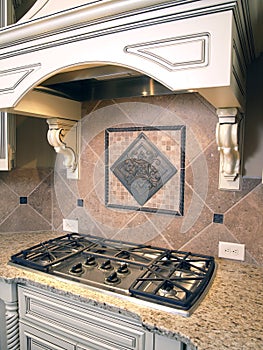 Luxury Kitchen Cooktop with Hood 2