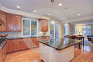 Luxury kitchen fitted with Viking appliances.