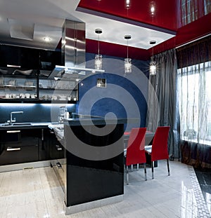Luxury kitchen interior