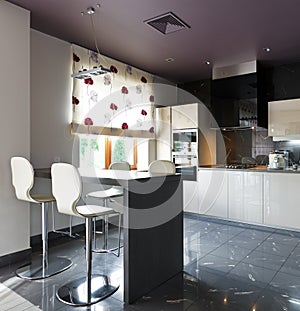 Luxury kitchen interior