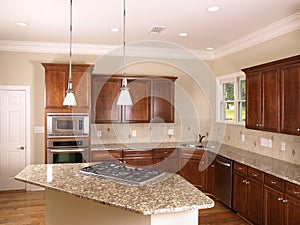 Luxury Kitchen with island stove 2