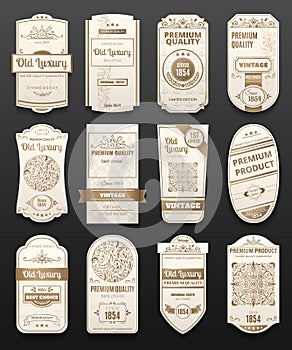 Luxury Labels Set