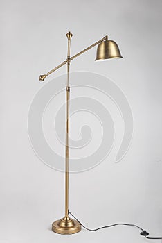 Luxury led Floor copper lamp