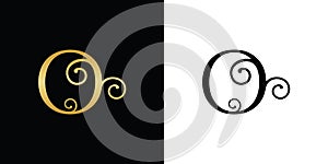 Luxury Letter O Logo, Initial O Logo, O Logo, Letter O icon