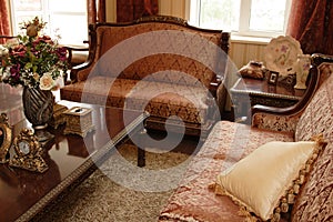 A luxury living room