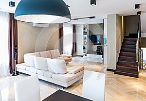 Luxury living room interior