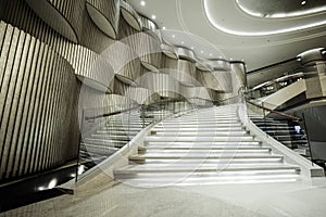 Luxury lobby interior. photo