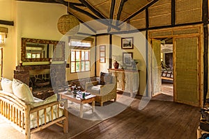 Luxury lodge, Mgahinga Gorilla National Park, Uganda.