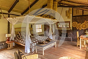 Luxury lodge, Mgahinga Gorilla National Park, Uganda.