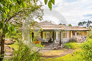 Luxury lodge, Mgahinga Gorilla National Park, Uganda.