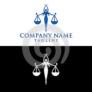 Luxury logo for law angels