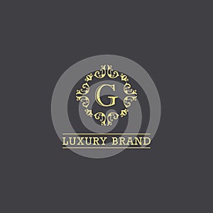 Luxury Logo template in vector for Restaurant, Royalty, Boutique, Cafe, Hotel, Heraldic, Jewelry