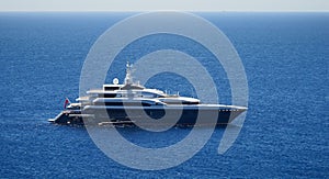 Luxury mega-yacht photo