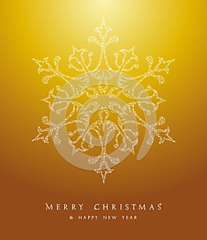 Luxury Merry Christmas snowflake background EPS10 vector file.