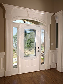 Luxury Model Home front door