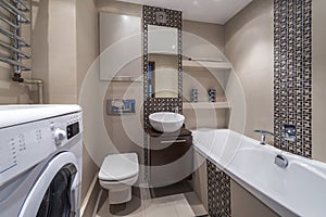 Luxury modern bathroom suite