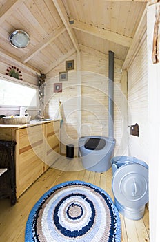 Luxury Modern Chemical Dry Toilet Cabin w