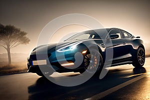 luxury modern sport car, concept art