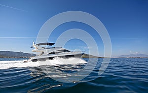 Luxury motor yacht