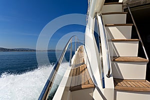 Luxury motor yacht photo