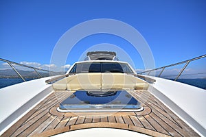 Luxury motor yacht photo