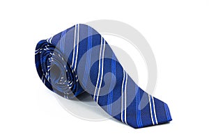 Luxury neck tie on white background