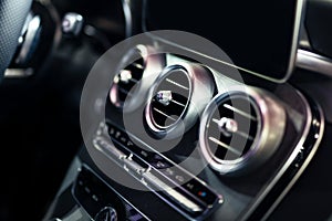Luxury Car Interior AC Control And Ventilation Deck photo