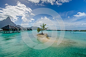 Luxury overwater bungalows