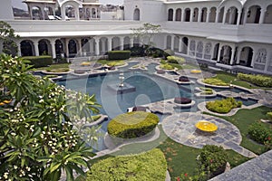 Luxury Palace Courtyard