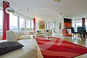 Luxus přístřešek obývací pokoj 