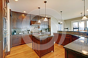 Luxury pine wood beautiful custom kitchen